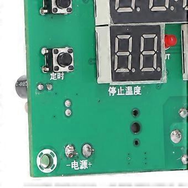 Digitalt termostatmodul 24H LCD-skjerm Timing Temperaturkontrollerkort for maskinutstyr DC 12V