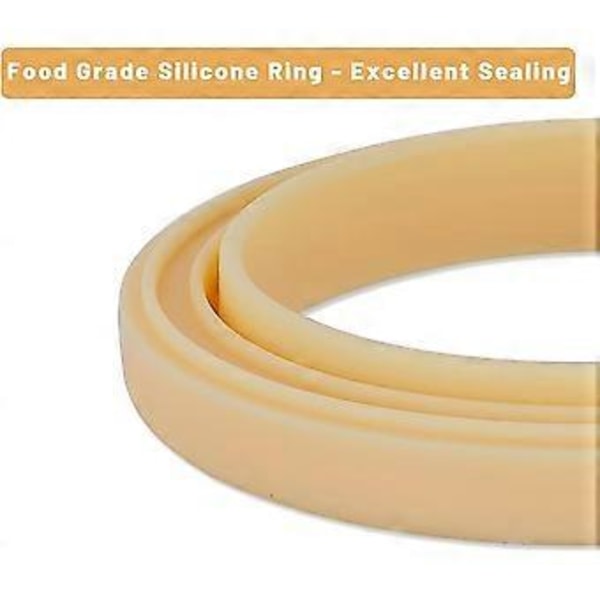6 stk. 54 mm silikone damprring til espressomaskine 878/870/860/880/450/500 og Sage 880/878 reservedele