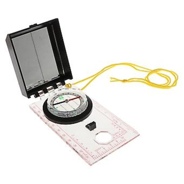 Kartmätare Spegel Skala Navigationskompass Scouter Överlevnad Utomhus Camping Kit