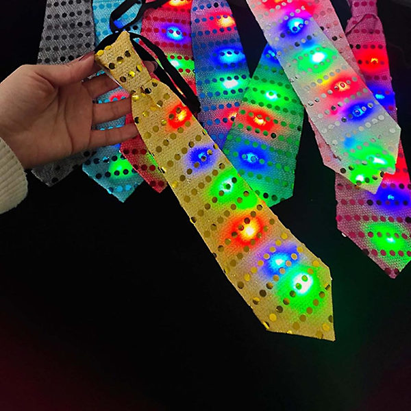 5 stk. Glødende slips - Lysende cosplay-rekvisitter