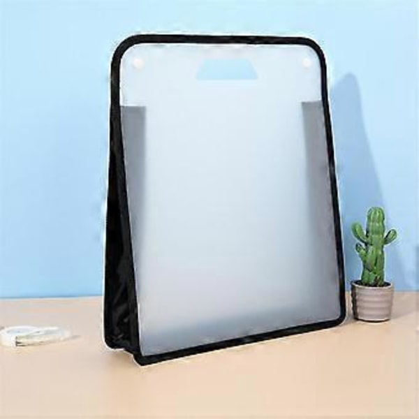 3-pack Scrapbook Pappersförvaring Organizer, Expanderande Papper för 12 X 12 Ark, Scrapbook Pappersförvaring Svart