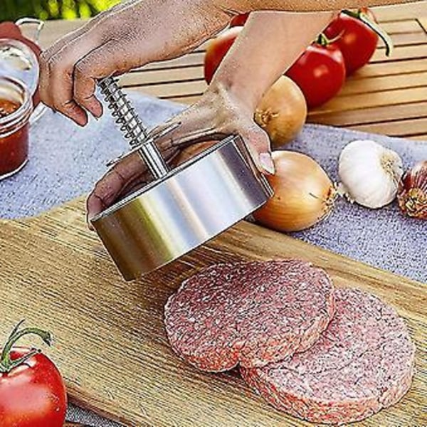 Hamburger Maker Burgerpresse Rund Form Non-stick Bøffer Hamburger Kød Oksekød Grill Burger Smasher