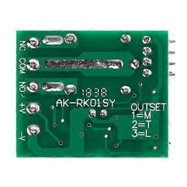 433Mhz Universell Trådlös Fjärrkontroll Switch DC12V 1CH Relä Mottagarmodul 1CH 433Mhz Fjärrsändare