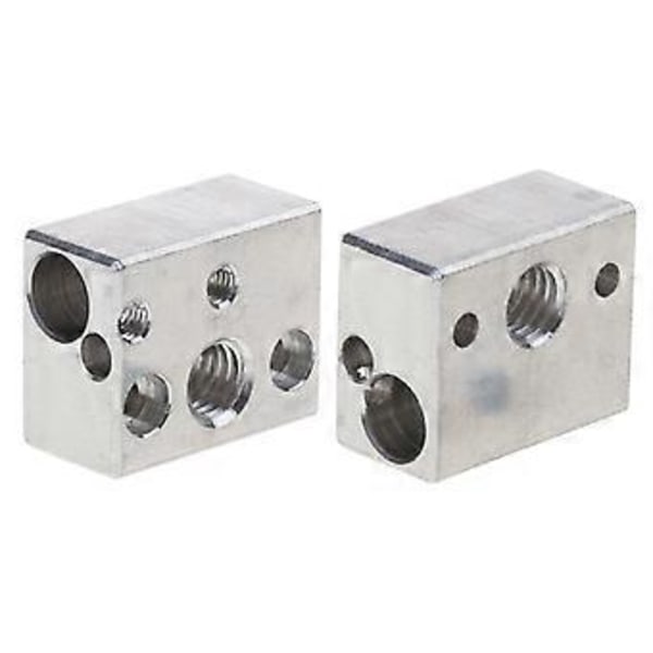 3D-skrivardelar V6 Värmeblock Aluminiumblock Till J-head Hotend Extruder Hotend Värmeblock Aluminium