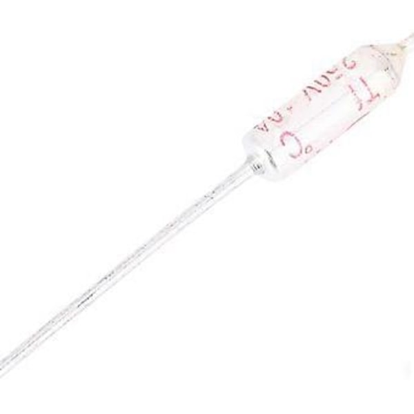 10 stk. Metal Shell Termosikring Afbryder 250VAC 10A Temperatur Sikring TF 72-250105