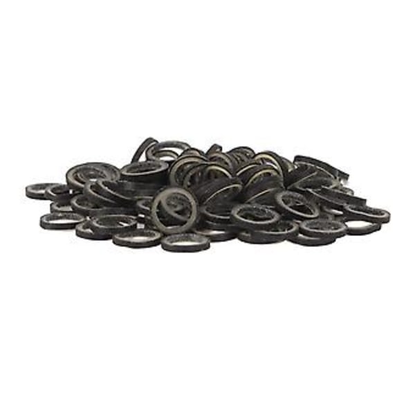 500 kpl Hammaslääketieteelliset oikomishoidon kuminauhat Kevyet 4,7 mm 3,5 Oz Vetokuminauhat Musta