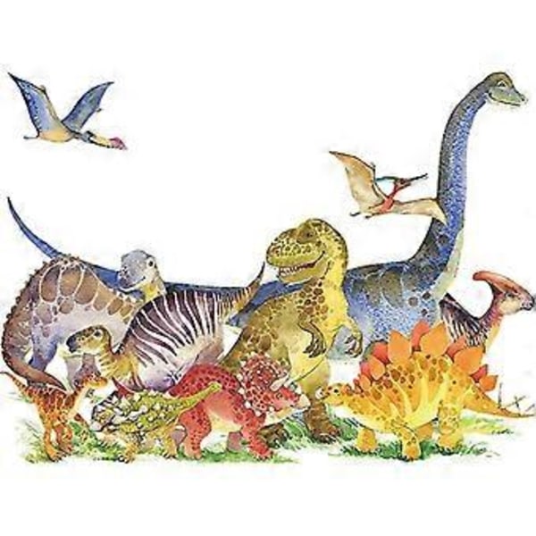 Dinosaurie Väggdekaler Dino Klistermärken För Barn Barnrum Sovrum Vardagsrum Klassrum Dekor Konst Dekoration