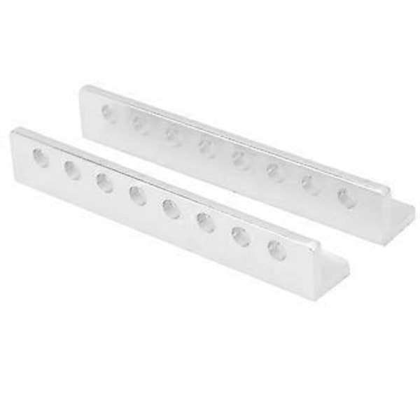 2 kpl 8 reiän L-tyypin alumiinipalkki robottitarvikkeet 12 x 12 x 72 mm 310300080072