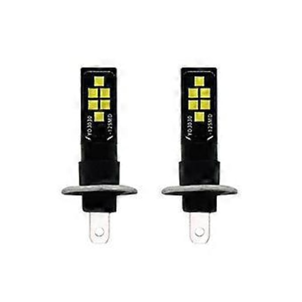 2kpl Mini Canbus LED Auton Ajovalot 6000K 1200LM H1 H3 H7 H8 H11 881 9005 9006 12SMD 3030 LED Lamppu Sumuvalot Auto