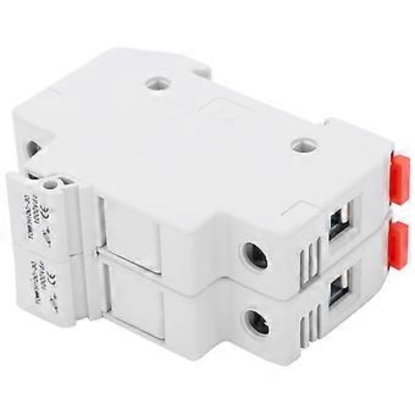 Sikringsholderbase 2-polet DIN-skinne Montering Strømfordelingskontroludstyr TOWFH1DC 1000VDC 2P30A