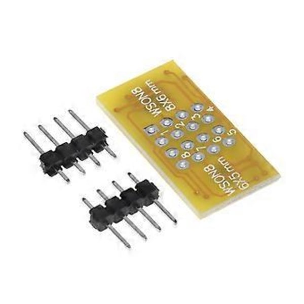 1st 2 WSON8 Till DIP8 Programmer Adapterkort QFN8/DFN8 Till DIP8 & WSON8/MLF8 Till D