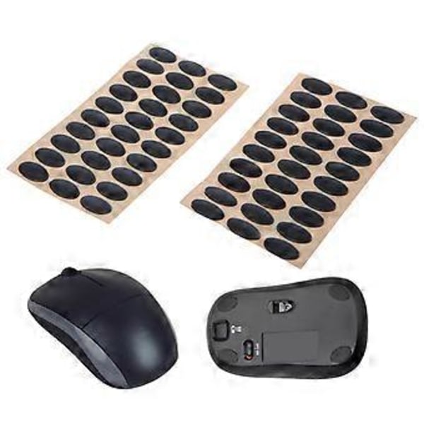 60 KPL 7 mm Hiiren Jalat Pyöreäreunaiset Hiiren Luistimet M215 / M310 / M325 Hiirille