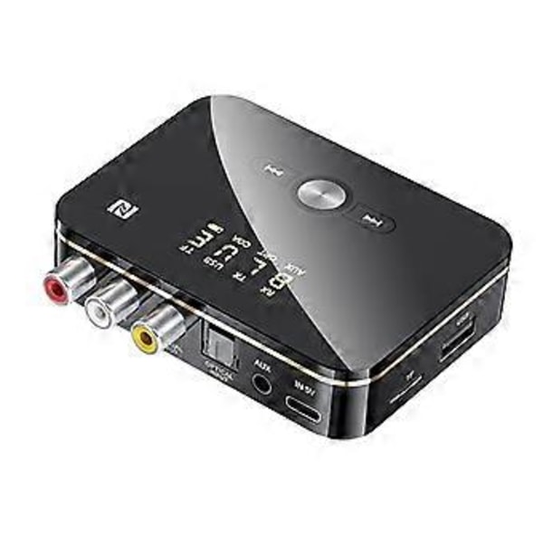 M8 Bluetooth 5.0 Audio Receiver Transmitter APTXLL 3.5mm AUX Musik Trådløs Adapter med Mikrofon NFC til Bil TV Højttalere