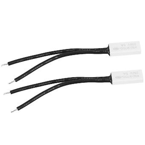 2st KSD9700 Termisk Brytare, Normalt Stängd Temperaturkontroll, 100℃ Termiskt Skydd med Plastprob, Överhettningsskydd för Elektronik &