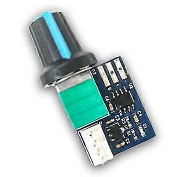 3 st Datorfläktkontroller PWM Hastighetsregulator 12V Enkelriktad 4-Pin Lågeffekts Tyst Fläktkontroller