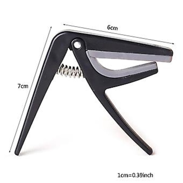 Ukulele Capo 4 Strenge Professionel Guitar Capo Enhånds Hurtigt Skift