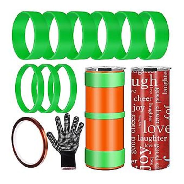Silic S Til Sublimerings Emner, 2 Størrelser Silic Sleeve Kit Til 20 30 Oz Skinny Stra