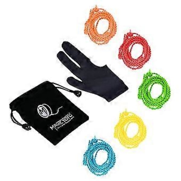 Professionella 5 st Yoyosnören (Slumpmässig Färg), Yoyohandske, Yoyoväska