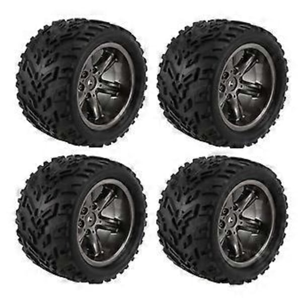 4 st Däck Hjul för XINLEHONG 9125 9116 X9115 X9116 GPTOYS S911 S912 1/12 RC Bil Reservdelar Uppgraderingstillbehör