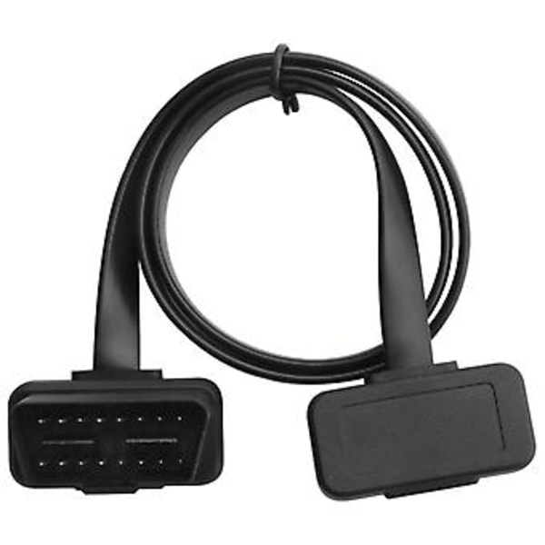 Bil Armbåge Obd2 16 Pin Till Fe Platt Förlängningskabel Kontakt