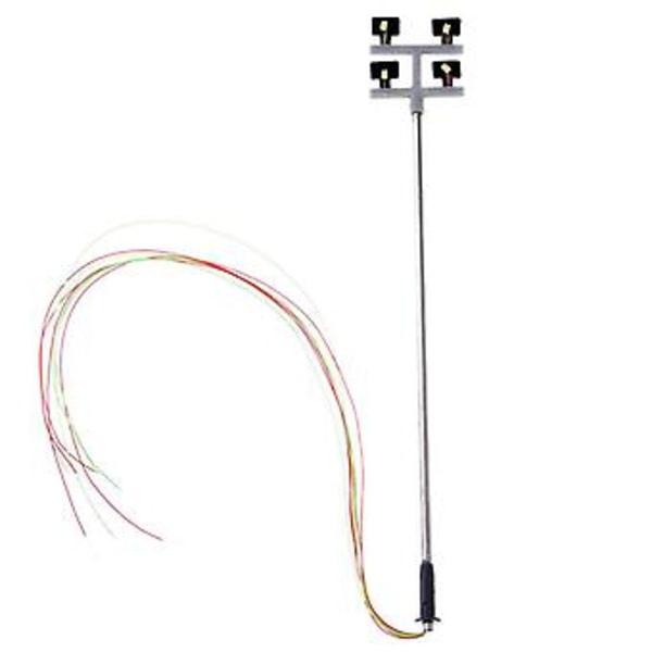 1:100 HO-mittakaavan 4 LED S maisema minilyhtypylvästä pöydälle