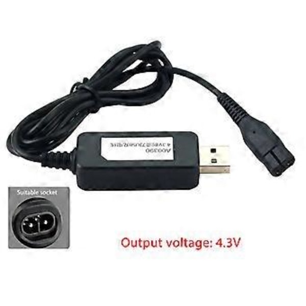 4.3V Vægoplader A00390 Oplader AC Strøm Opladningskabel Adapter Til One Blade YQ318 A00390 QP2520 Barbermaskine Oplader