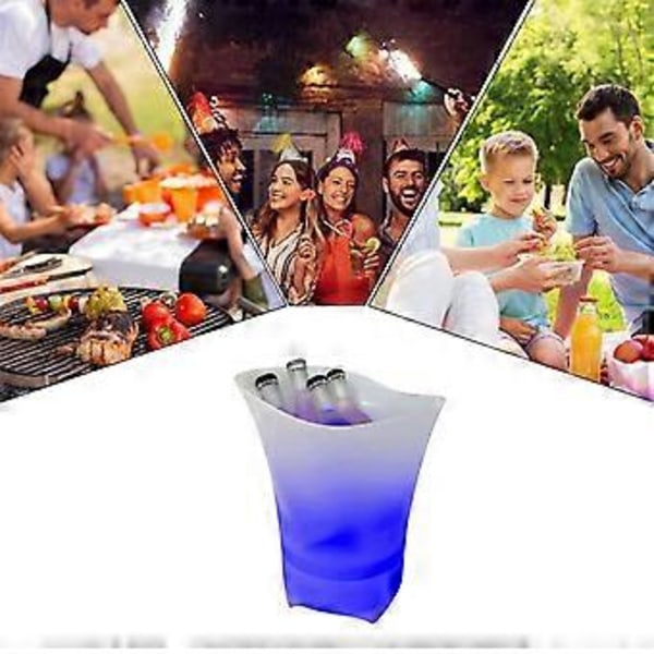 LED Ishink Högtalare Färgglad Chill Bärbar Ishink med Inbyggd Trådlös Högtalare Brett Utbud av Användningsområden