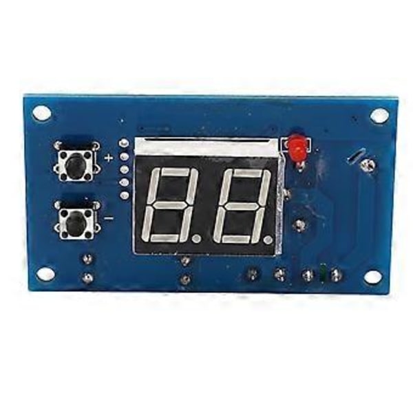 Timerrelä 0 Till 99s Intermittent Utgångsmodul Digital Rördisplay Programmerbar Timerrelä Kort Dc12v
