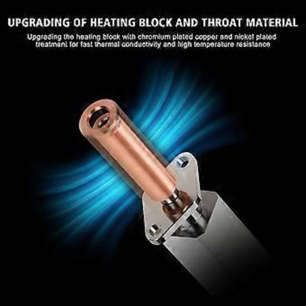 För X1&P1P Skrivare Uppgraderat 3D Extruderhuvud Hot End CHT Munstycke Termistor 3D Extruder Kit