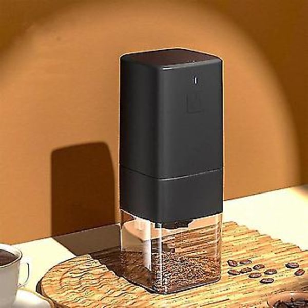 Koonan Bærbar USB Genopladelig Kaffekværn Peberkværn Sort