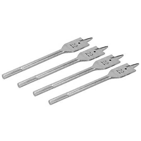 4 st Platt Träborr Set Högkolstål Spade Borrning Träbearbetningsverktyg 22mm