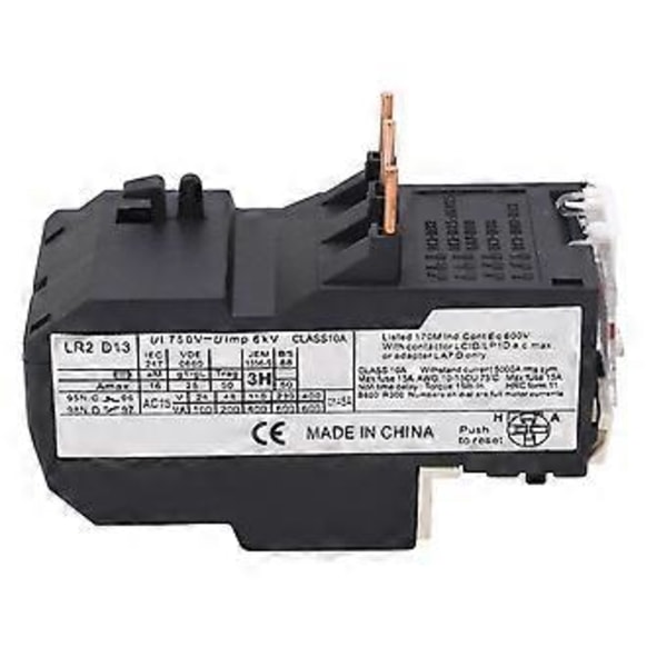 Termiskt överbelastningsrelä 1 NO 1 NC Fasskydd Elektriskt värmereläskydd 750V 12-18A