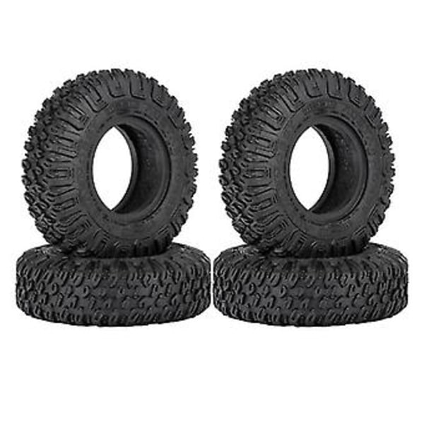 4st 85mm 1.55 Tum Gummihjul Däck För 1/10 Rc Crawler Bil Axial Jr Rc4wd D90 Tf2 Cc01 Lc70