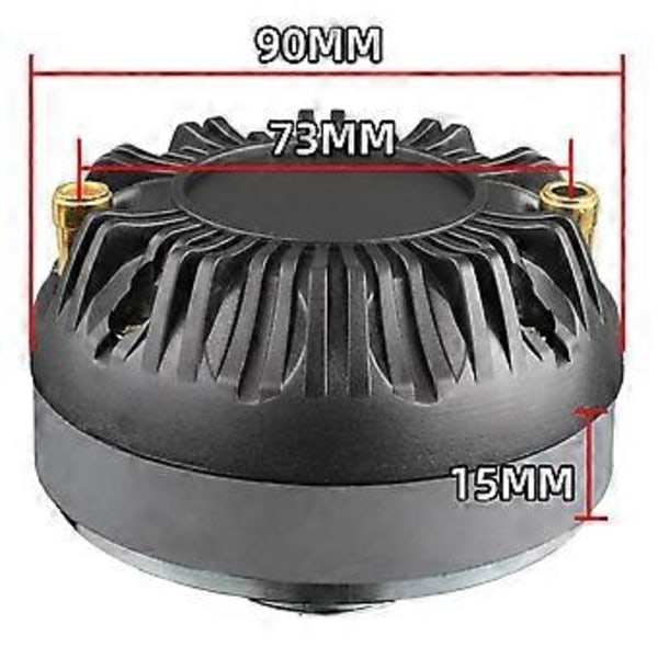 Bærbar Audio Diskant Højttaler Titanium Film Tweeter Driver 80W 34 Core 90 Magnetisk Tweeter Driver til Hjemmebiograf