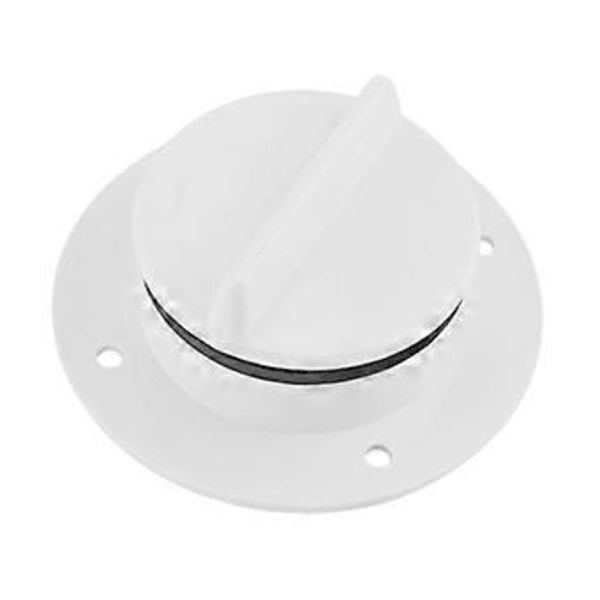 Universell Vit Nylon Marinbåt Akterspegel Däckmontering Dräneringsventil Skruvlock Propp Ersättningstillbehör