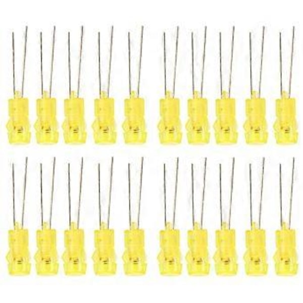 20 stk. 3mm DIY LED Diode Bærbare Lysdioder for Vitenskapsprosjekt Eksperiment Gult Lys