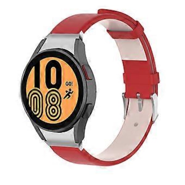 Læder Urrem Hurtig Udskiftningsrem til -Galaxy Watch 4 Buet Armbånd