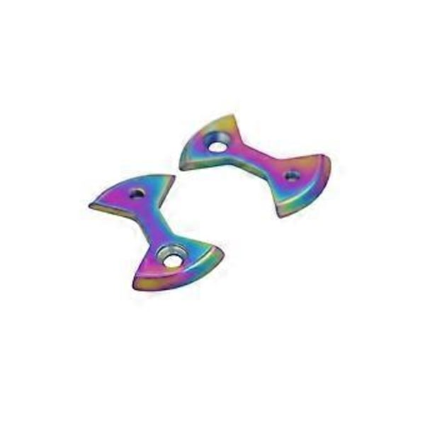 1 Set Titan Cykel Lås Pedal Cykel Pedalplatta Fluga Form För Zero Light Action Skruvar Bo