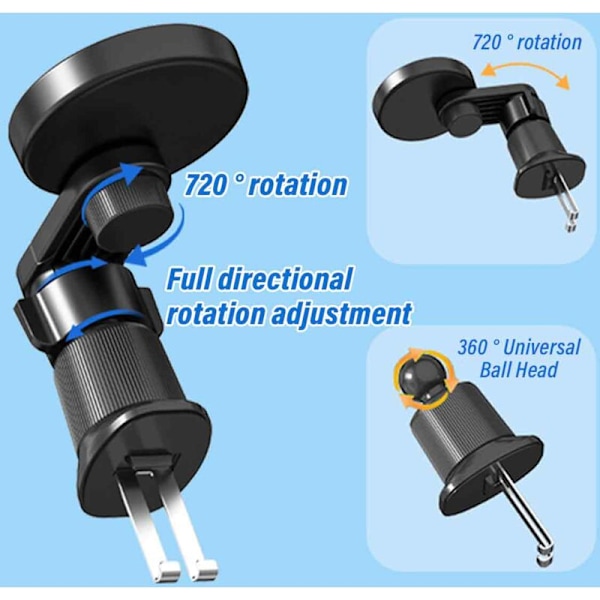 Bilmagnet Mobiltelefonholder for Bilmontering Magnetisk Biltelefonholder, Bil Luftventil Mobiltelefonholder