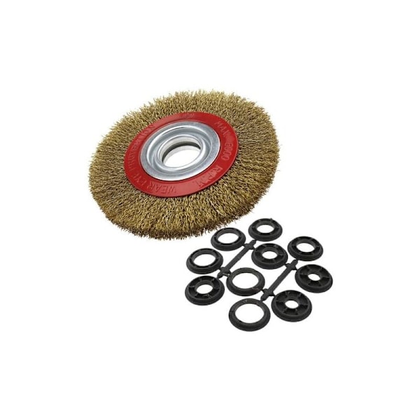 Circular steel brush for cleaning grinding wheel, diameter 125 mm/150 mm/200 mm, 150mm