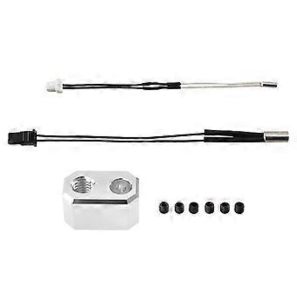 Til Prusa MK4 24V 40W Varmelegeme Termometer Linje og Varmeblok Kit til 3D Printer Ekstruder Dele