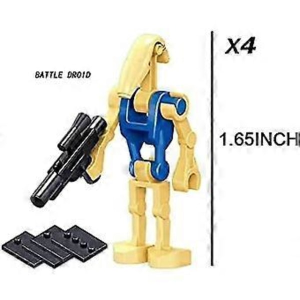 Belita Amy 24 kpl Star Wars Taisteludroidit Rakennuspalikat Mini Minifiguurit Lelu Lahjat