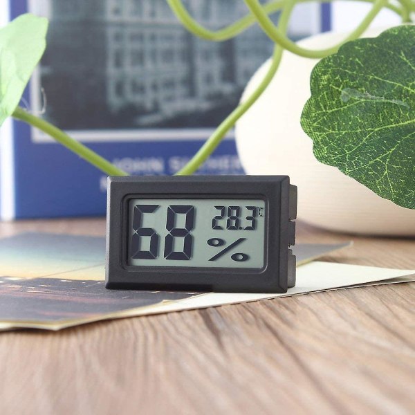 5-pack Mini Hygrometer Liten Digital Termometer Hygrometer Lcd Monitor Inomhus Present