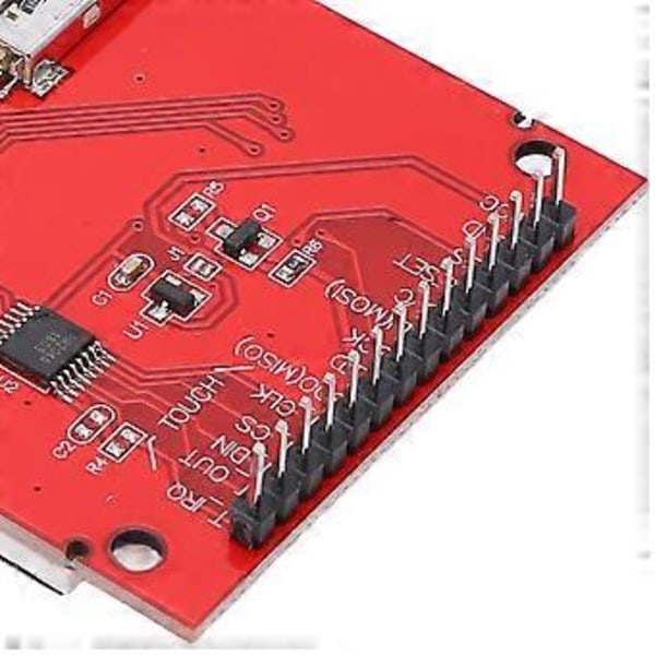 2,8 tommers TFT SPI Seriell Port LCD Berøringspanel Modul ILI9341 240x320 5V/3,3V (med berøring)