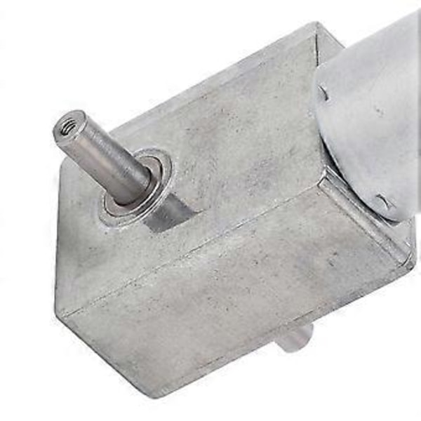 DC-vaihteistomoottori, kaksoisakseli, säädettävä pyörimissuunta, neliömäinen turbiini, kierukkavaihde, nopeuden vähennysmoottori DC24V 90RPM