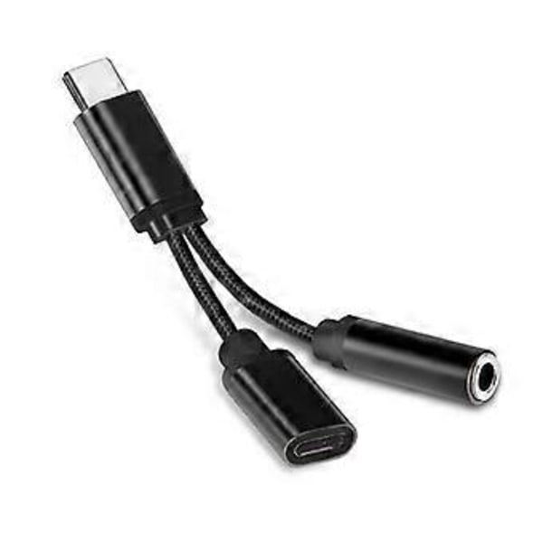 Praktisk Type-C til 3,5 mm Digital Audio Adapterkabel for de fleste
