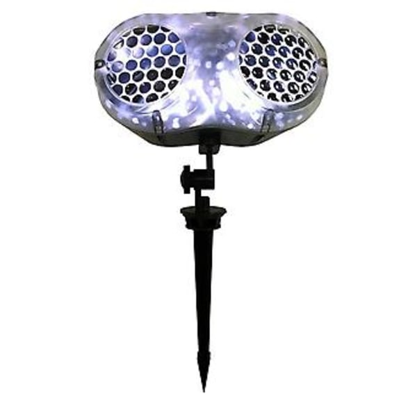 Juleprojektor LED-lys Vanntett 3D Snøfnuggprojektorlampe med Fjernkontroll for Julebryllupsfest