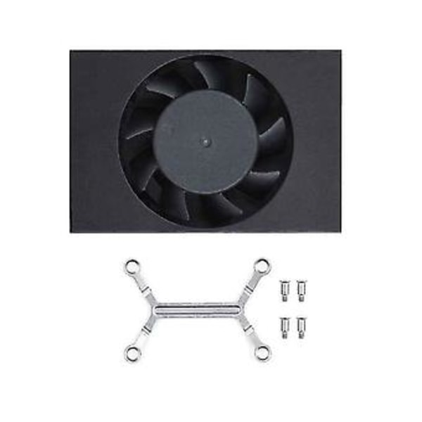 Aluminium Kylfläns Med Fläkt För Jetson Xavier Nx Modul Inbäddad Justerbar Hastighetsfläkt Kylfläns