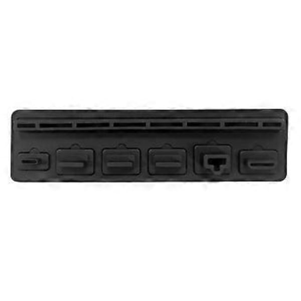 7 Delar/set Silikon Dammskydd Set USB HDMI-kompatibel Plugg Dammskydd Skyddskåpa för Spelkonsoler