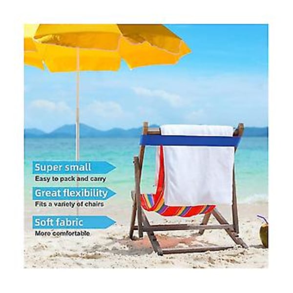 4-pack Handduksklämmor S För Strand, Pool, Kryssningsstolar, Handduksklämmor Handdukshållare Strandhandduk C